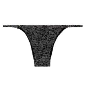 Vix Womens  Dion Rafa Brazilian Bikini Bottom, Black S